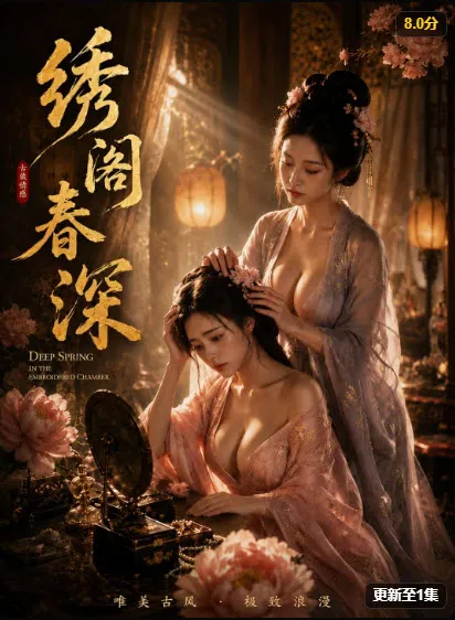 黄果短剧《绣阁春深》海报